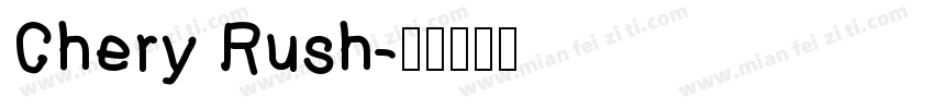 Chery Rush字体转换